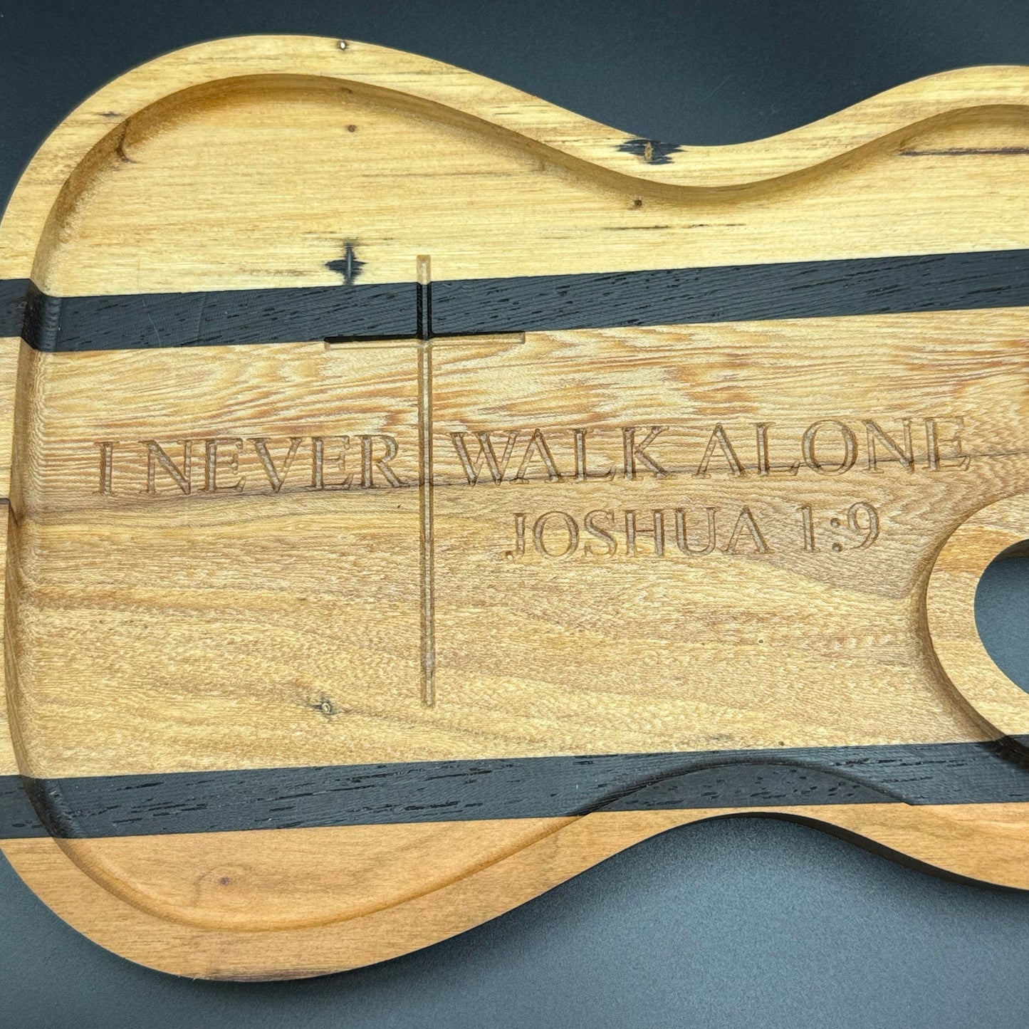 Telecaster Guitar Bible Verse Change Tray African Wenge