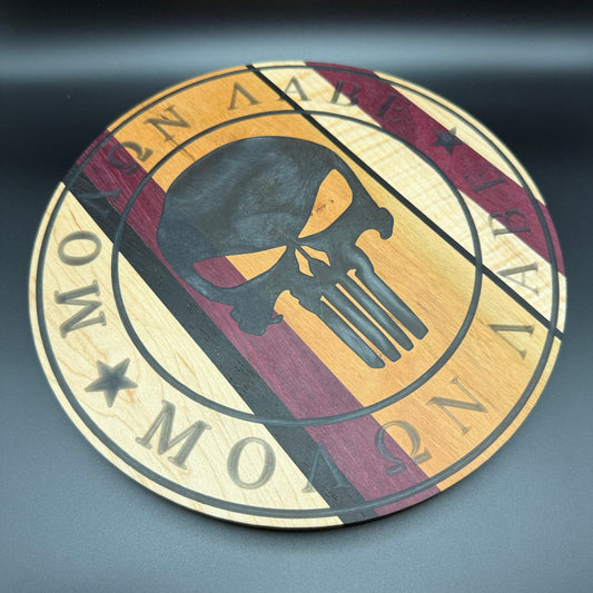 Molon Labe Punisher Logo Wall Art