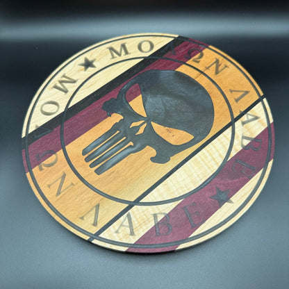 Molon Labe Punisher Logo Wall Art