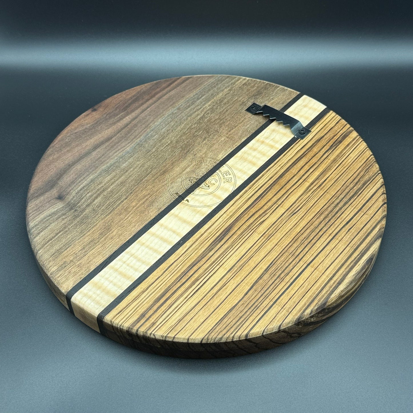 Molon Labe Punisher Logo Wall Art Zebra Wood