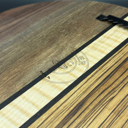 Molon Labe Punisher Logo Wall Art Zebra Wood