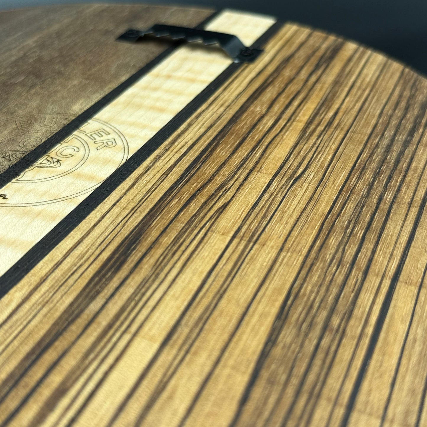 Molon Labe Punisher Logo Wall Art Zebra Wood