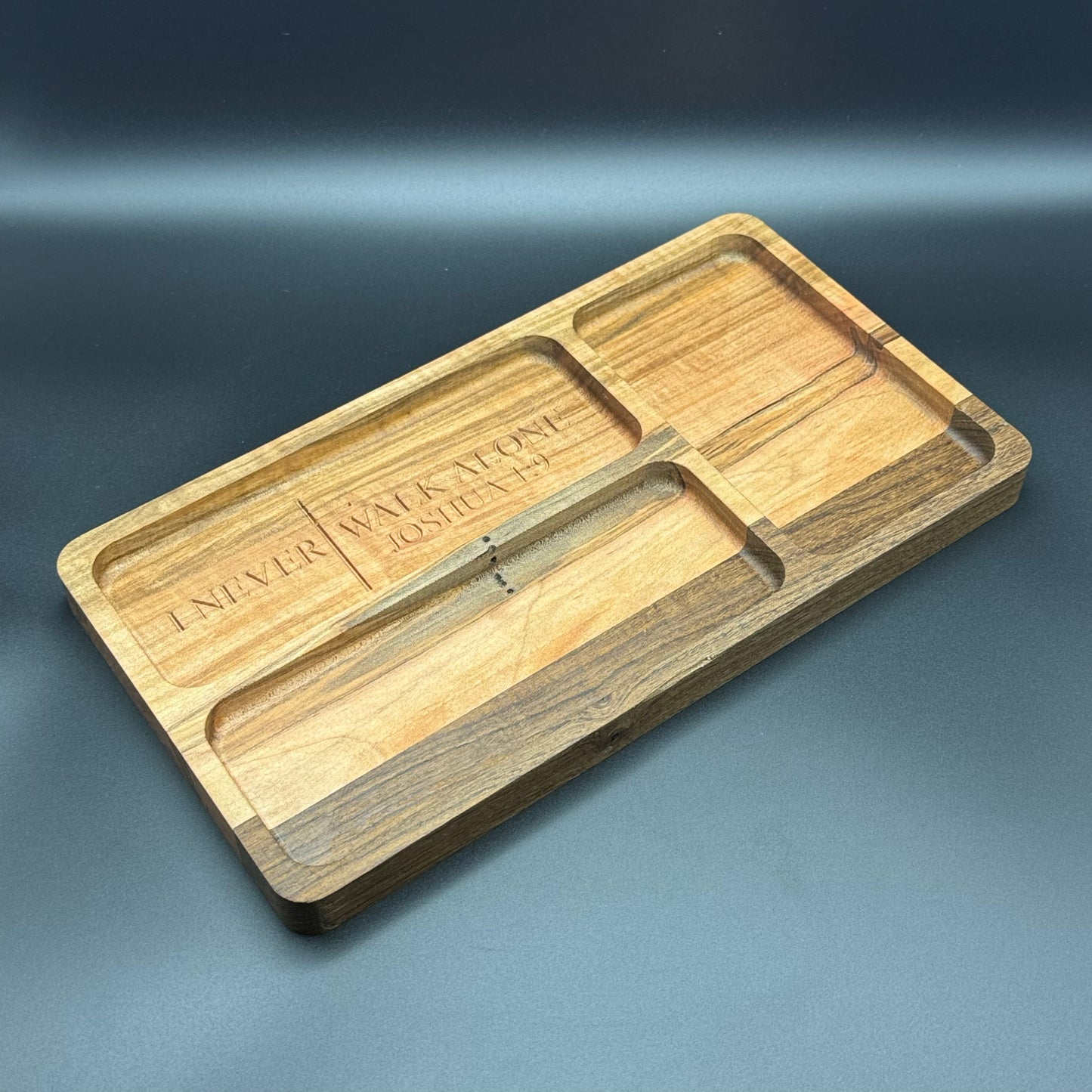 Bible Verse Change Tray Ambrosia Maple And Walnut