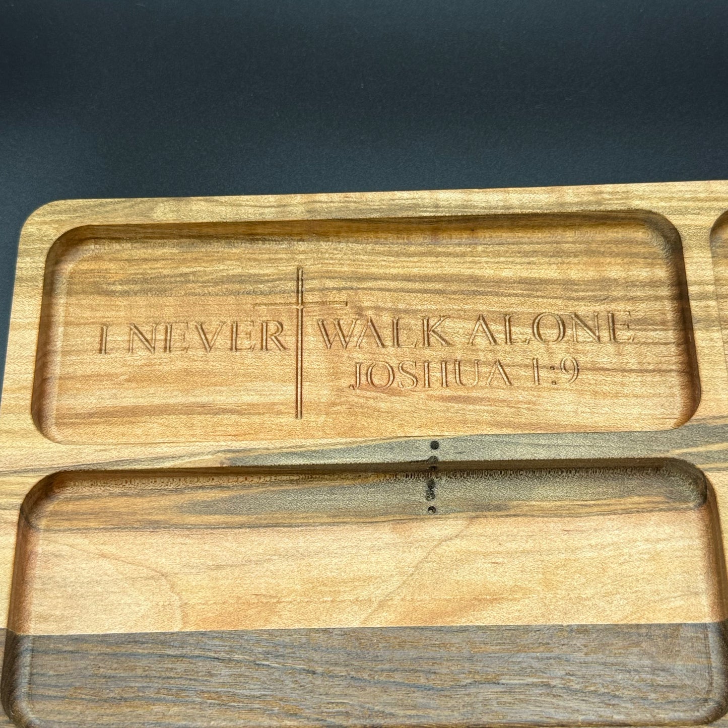Bible Verse Change Tray Ambrosia Maple And Walnut