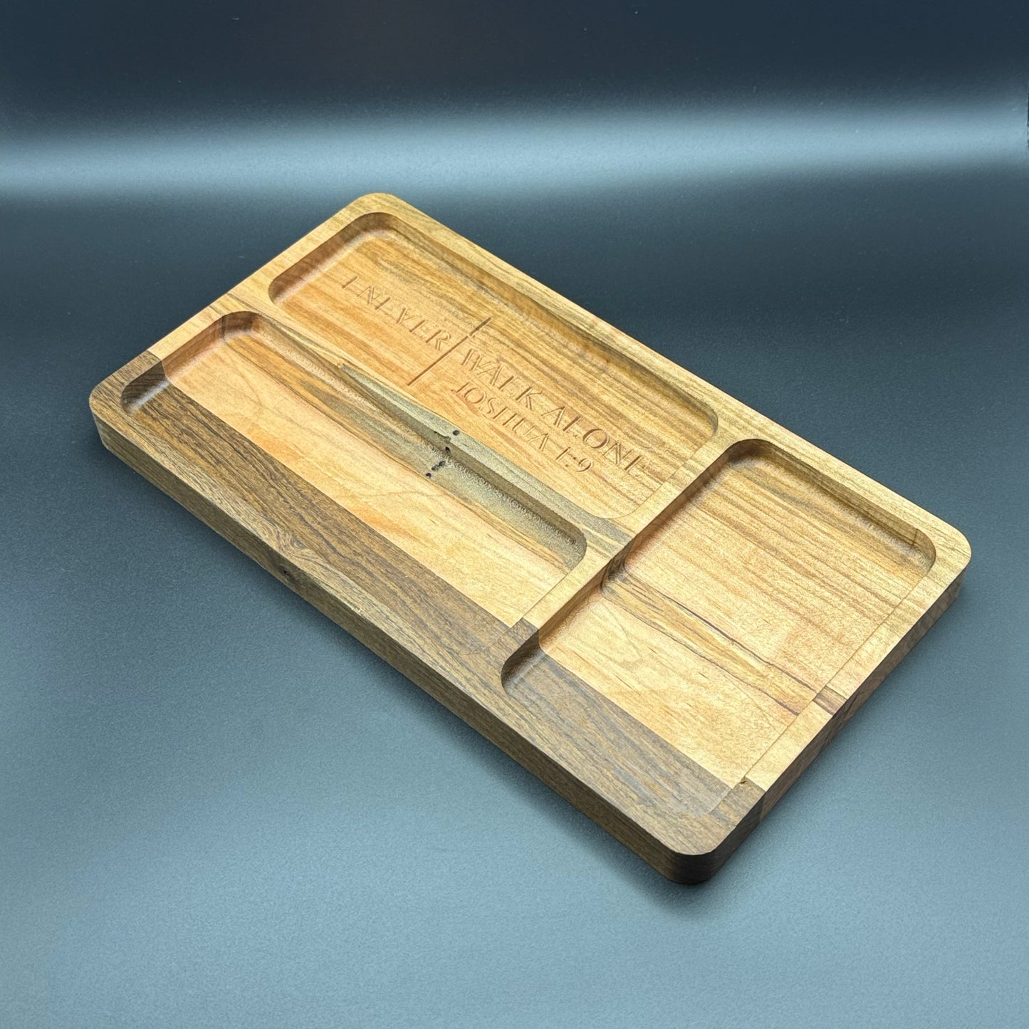 Bible Verse Change Tray Ambrosia Maple And Walnut