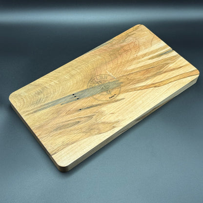 Bible Verse Change Tray Figured Ambrosia Maple