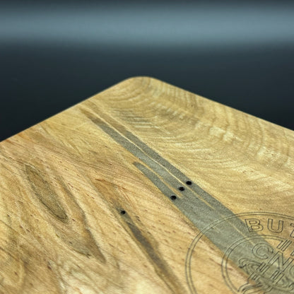 Bible Verse Change Tray Figured Ambrosia Maple