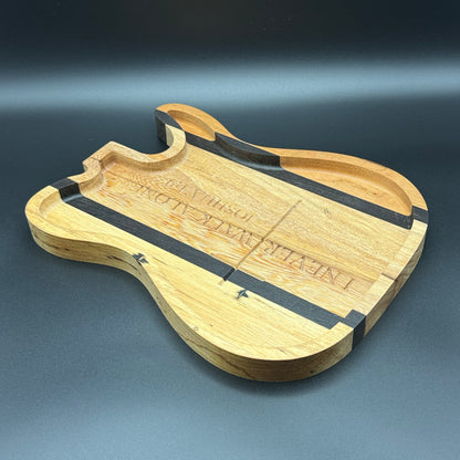 Telecaster Guitar Bible Verse Change Tray African Wenge