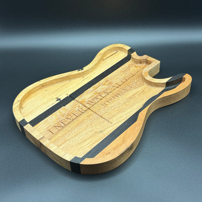 Telecaster Guitar Bible Verse Change Tray African Wenge