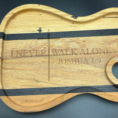 Telecaster Guitar Bible Verse Change Tray African Wenge