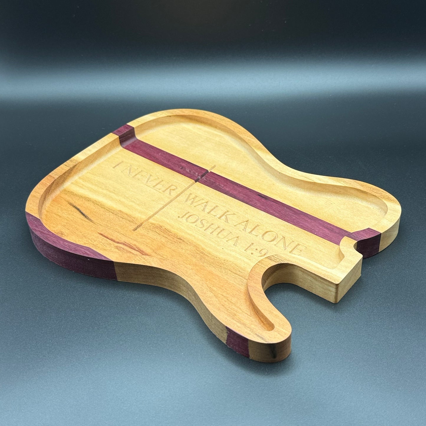 Telecaster Guitar Bible Verse Change Tray