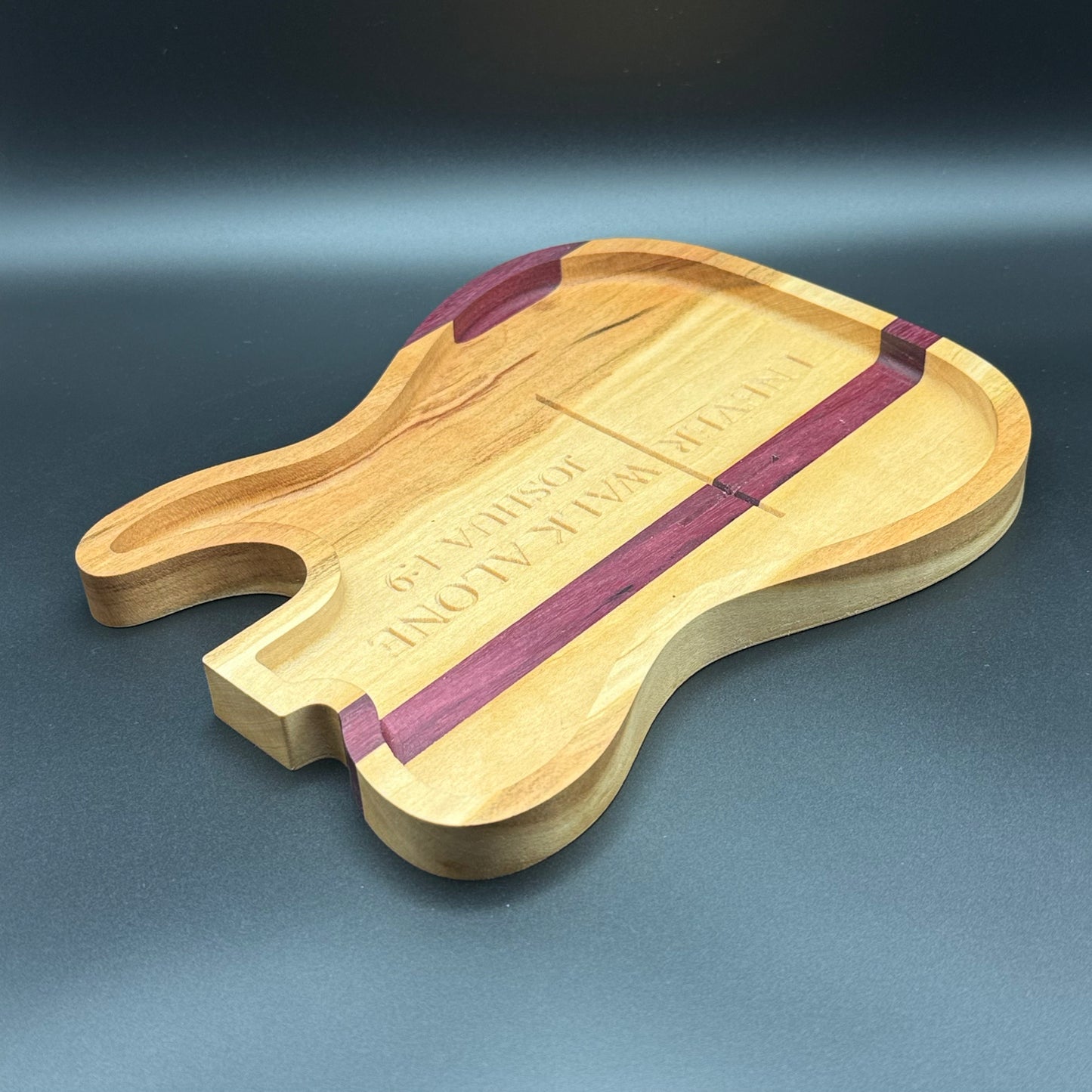 Telecaster Guitar Bible Verse Change Tray