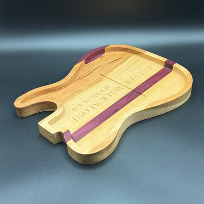 Telecaster Guitar Bible Verse Change Tray