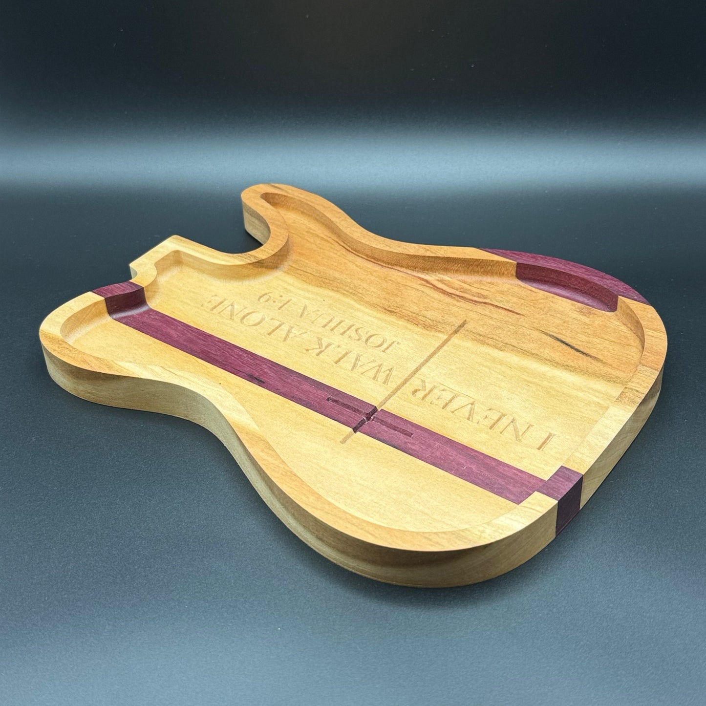 Telecaster Guitar Bible Verse Change Tray