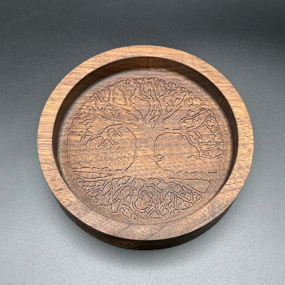 Walnut Tree Of Life Change Tray