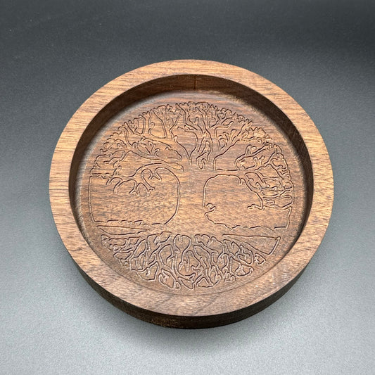 Walnut Tree Of Life Change Tray