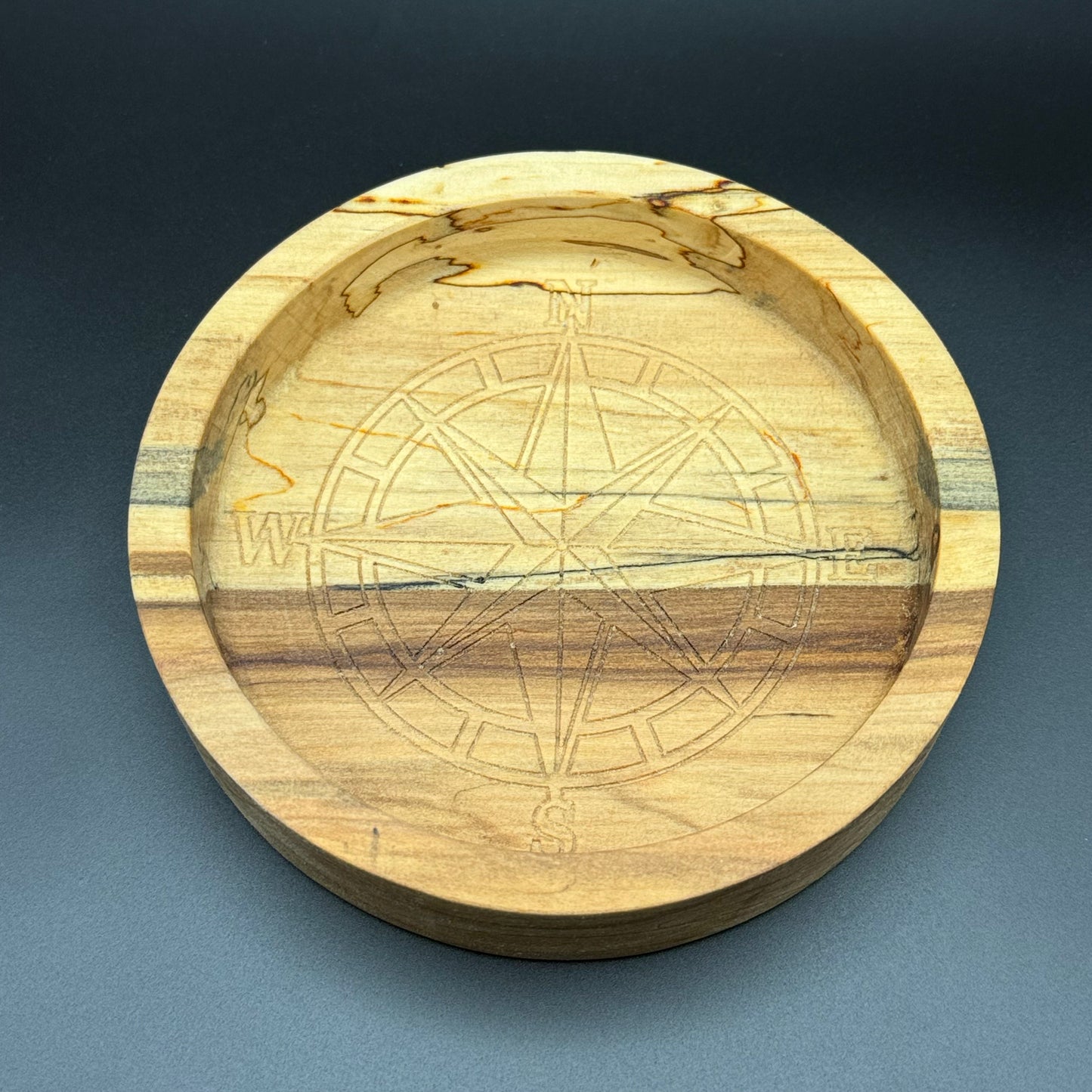Nautical Star Tray Made from Ambrosia Maple