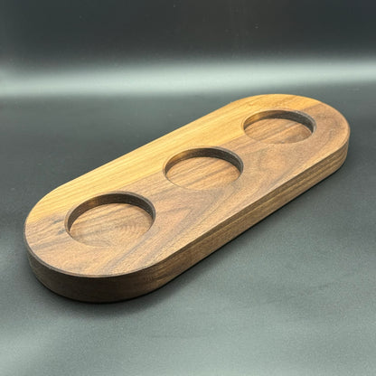 Walnut Tea Candle Holder