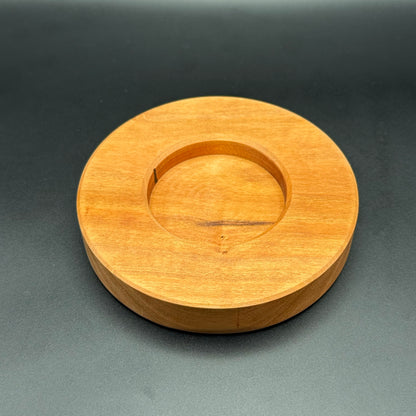 Cherry Maple Single Tea Candle Holder
