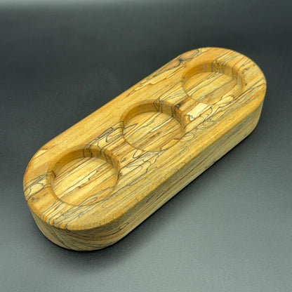 Spalted Maple Candle Holder With Tea Lights